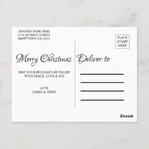 Weihnachtspostkarte Postkarte