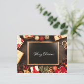 Weihnachtspostkarte Postkarte (Stehend Vorderseite)