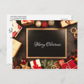 Weihnachtspostkarte Postkarte (Vorne/Hinten)