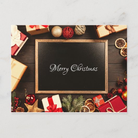 Weihnachtspostkarte Postkarte (Vorderseite)