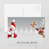 Weihnachtspostkarte Postkarte (Vorne/Hinten)