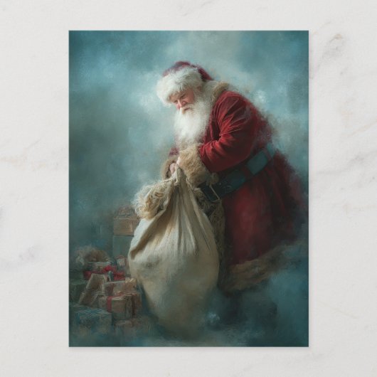 Weihnachtspostkarte Postkarte (Vorderseite)