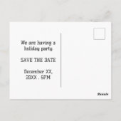 Weihnachtspostkarte Postkarte (Rückseite)