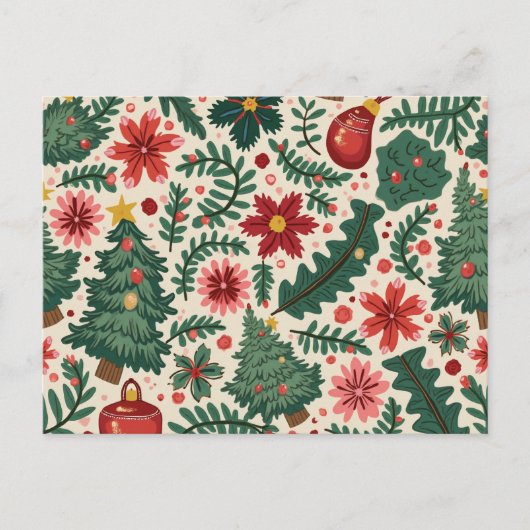 Weihnachtspostkarte Postkarte (Vorderseite)