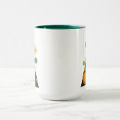 Weihnachtspostkarte Tasse (Zentrum)