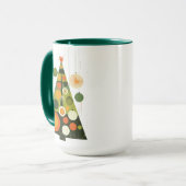 Weihnachtspostkarte Tasse (Vorderseite Links)