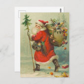 Weihnachtspostkarte Viktorianisch Postkarte (Vorne/Hinten)