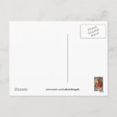 Weihnachtspostkarte Vintag Feiertagspostkarte (Rückseite)