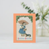 Weihnachtspostkarte: Weihnachtsweihnachtspostkarte Feiertagspostkarte (Stehend Vorderseite)