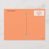 Weihnachtspostkarte: Weihnachtsweihnachtspostkarte Feiertagspostkarte (Rückseite)