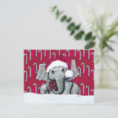 Weihnachtspostkarten des Weihnachtsmanns Feiertagspostkarte (Stehend Vorderseite)