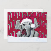 Weihnachtspostkarten des Weihnachtsmanns Feiertagspostkarte (Vorne/Hinten)