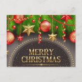 Weihnachtspostkarten Feiertagspostkarte (Vorderseite)