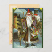 Weihnachtspostkarten Feiertagspostkarte (Vorne/Hinten)