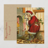 Weihnachtspostkarten Feiertagspostkarte (Vorne/Hinten)