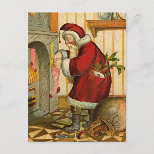 Weihnachtspostkarten Feiertagspostkarte (Vorderseite)
