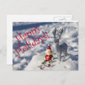 Weihnachtspostkarten Feiertagspostkarte (Vorne/Hinten)