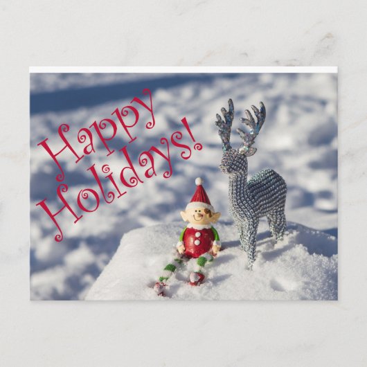 Weihnachtspostkarten Feiertagspostkarte (Vorderseite)