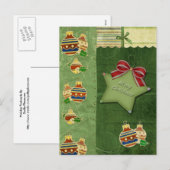 Weihnachtspostkarten Feiertagspostkarte (Vorne/Hinten)