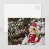 Weihnachtspostkarten Feiertagspostkarte (Vorne/Hinten)