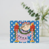 Weihnachtspostkarten Nordpol Postkarte (Stehend Vorderseite)