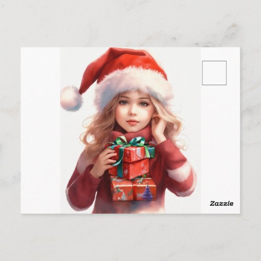 Weihnachtspostkarten| Postkarte (Rückseite)