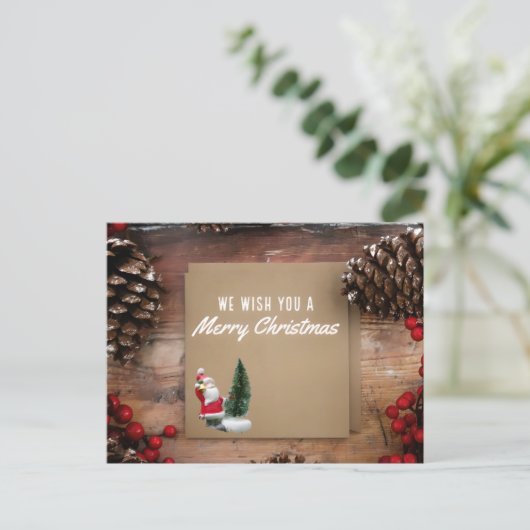 Weihnachtspostkarten Postkarte (Stehend Vorderseite)