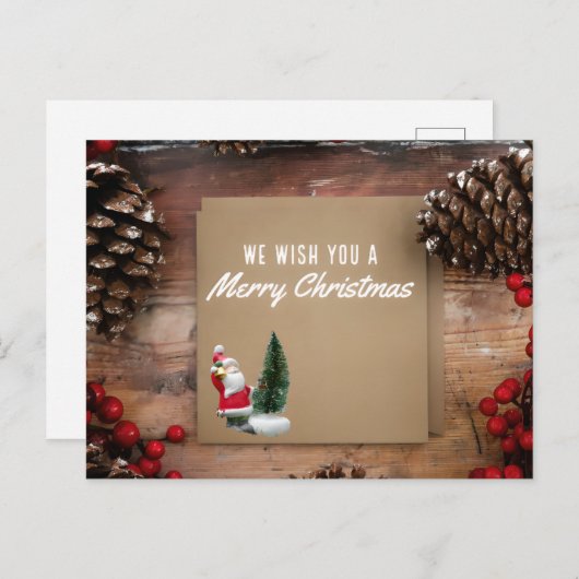 Weihnachtspostkarten Postkarte (Vorne/Hinten)