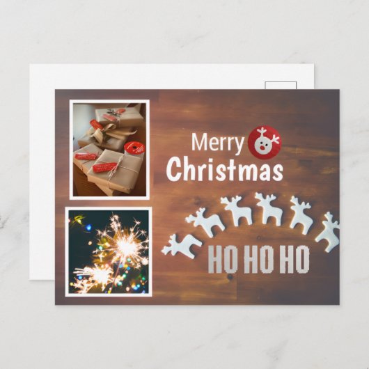 Weihnachtspostkarten Postkarte (Vorne/Hinten)