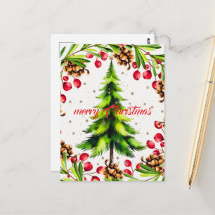 Weihnachtspostkartenset, Kartenset, Feiertagskarte Postkarte