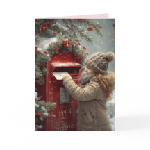 Weihnachtspostkasten warme festliche Feiertagsbots