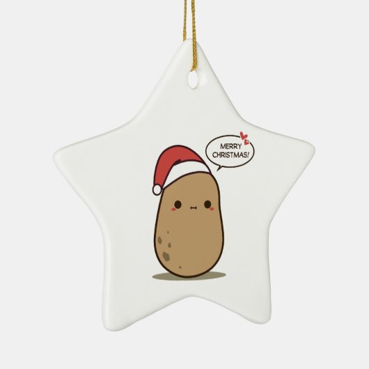 Weihnachtspotato Keramik Ornament (Rechts)