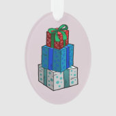 Weihnachtspräsentationen Ornament (Vorderseite)