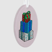 Weihnachtspräsentationen Ornament (Vorderseite)