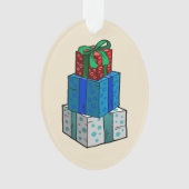 Weihnachtspräsentationen Ornament (Vorderseite)