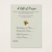 Weihnachtspriester Spirituelle Bouquet Heilige Kar (Rückseite)