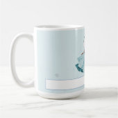 Weihnachtsprinzessin Verzauberte Girls Snowflakes Kaffeetasse (Links)