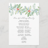 Weihnachtsprogramme Elegante Winterlandschaft Programm (Rückseite)