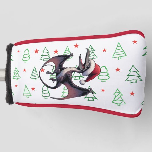 Weihnachtspterodaktylus Golf Headcover (Vorderseite)