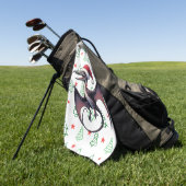 Weihnachtspterodaktylus Golfhandtuch (Gras)