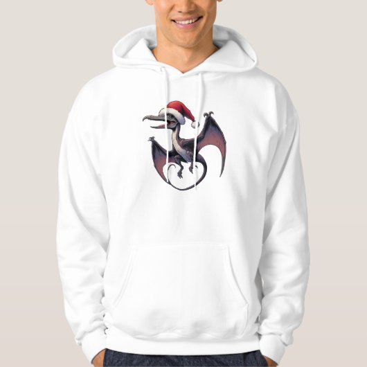 Weihnachtspterodaktylus Hoodie (Vorderseite)