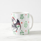 Weihnachtspterodaktylus Kaffeetasse (VorderseiteRechts)