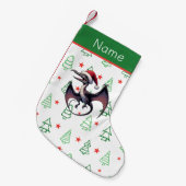 Weihnachtspterodaktylus Kleiner Weihnachtsstrumpf (Vorderansicht (hängend))