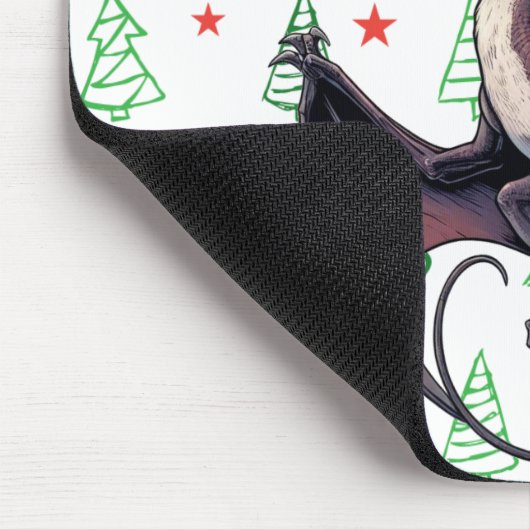 Weihnachtspterodaktylus Mousepad (Ecke)