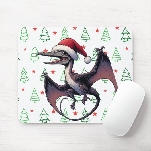 Weihnachtspterodaktylus Mousepad (Mit Mouse)