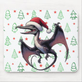 Weihnachtspterodaktylus Mousepad (Vorne)