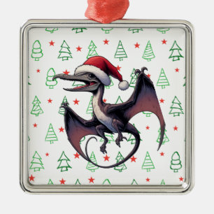 Weihnachtspterodaktylus Ornament Aus Metall