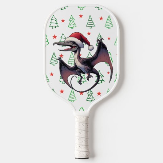 Weihnachtspterodaktylus Pickleball Schläger (Vorderseite)