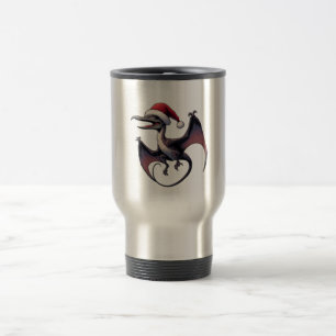 Weihnachtspterodaktylus Reisebecher