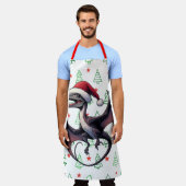 Weihnachtspterodaktylus Schürze (Getragen)